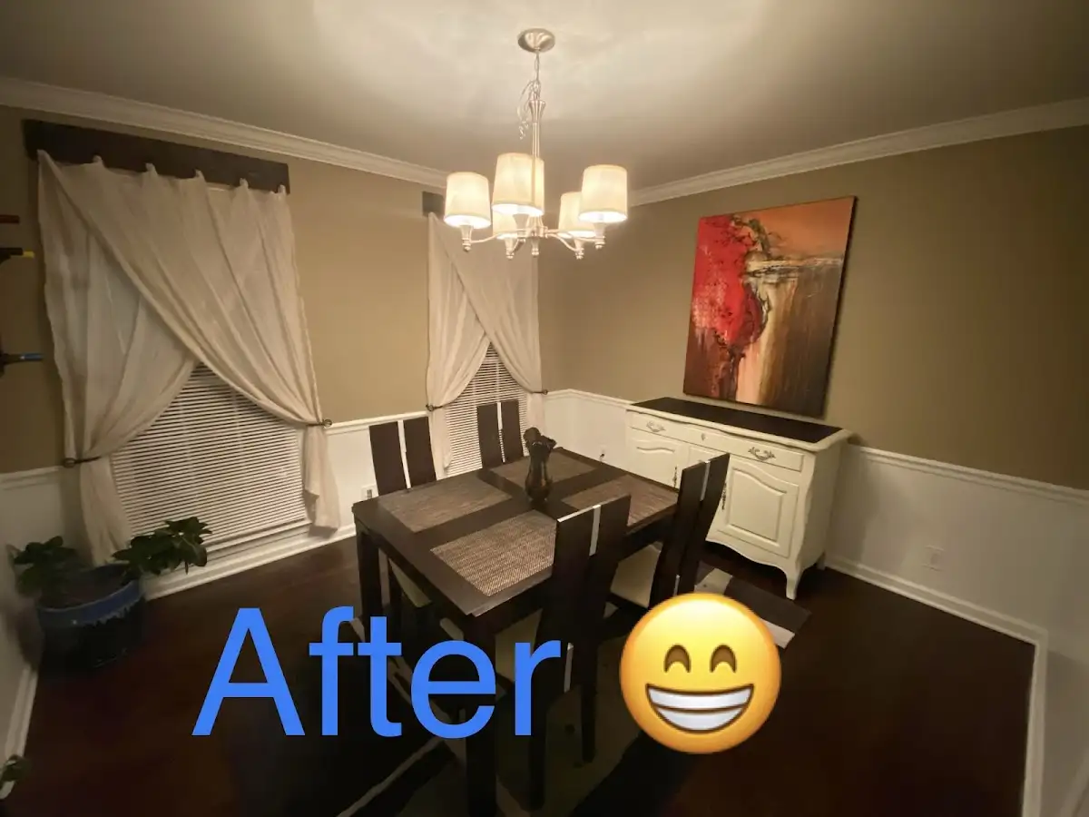 Professional dining room restoration after water damage in East Greenwich